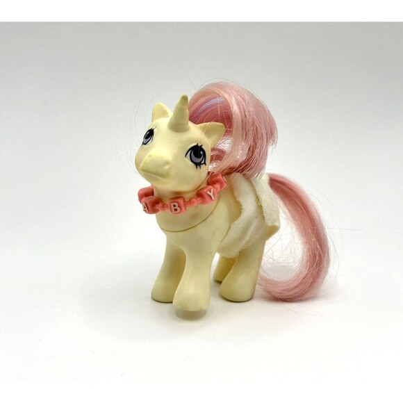 Vintage My Little Pony G1 1984 Baby Moondancer Figure w/ Diaper and Necklace MLP - Picture 1 of 12